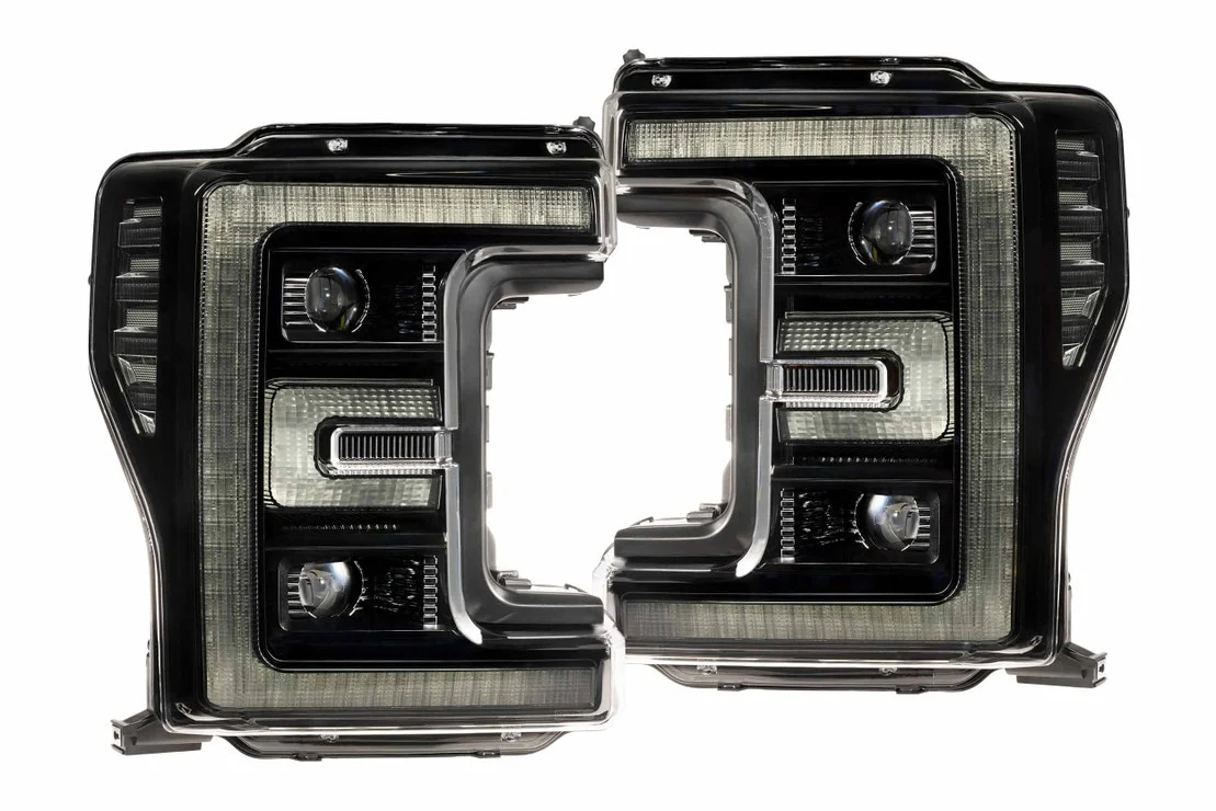 Morimoto Projector LED Headlights for Ford F250 F350 F450 Super Duty (2017-2019) with RGB Daytime Running Light - Image 7