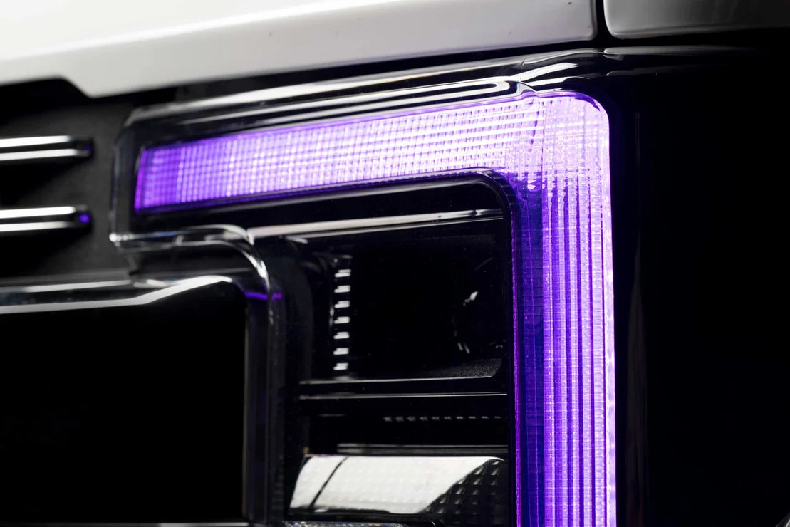 Morimoto Projector LED Headlights for Ford F250 F350 F450 Super Duty (2017-2019) with RGB Daytime Running Light - Image 9