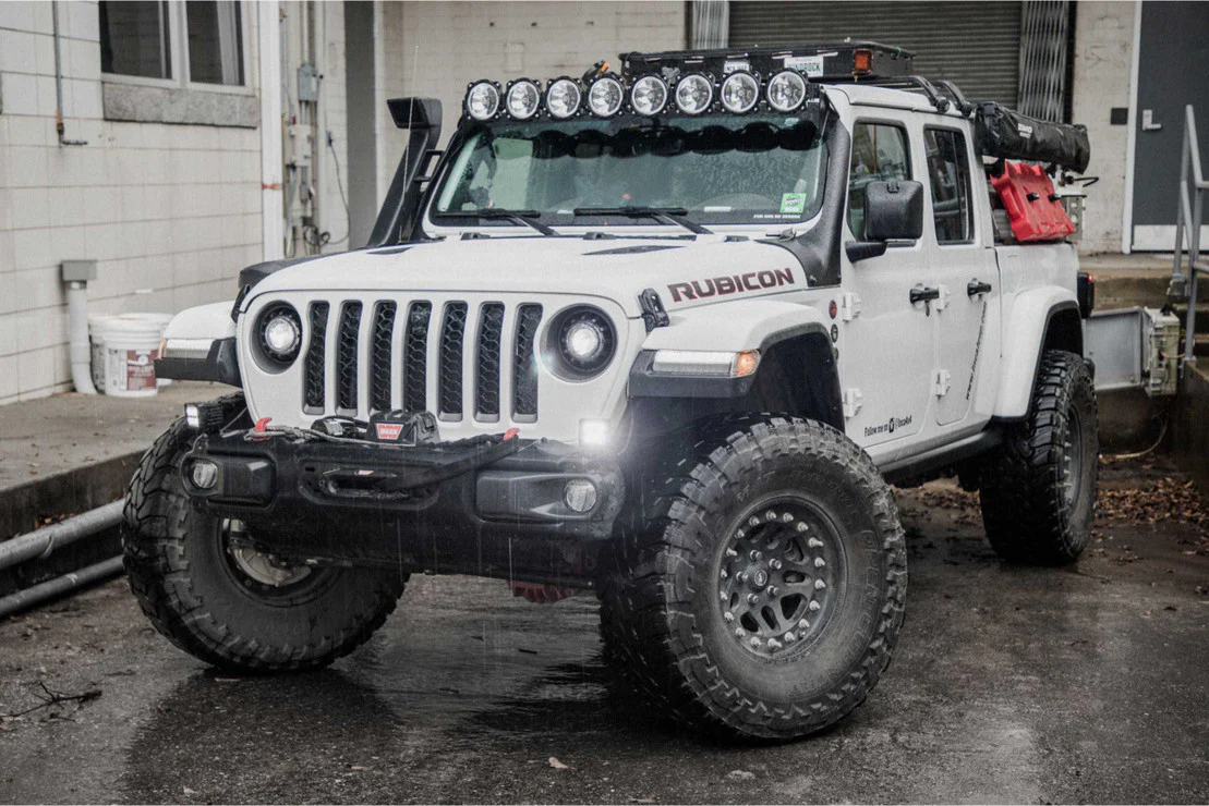 Morimoto Headlights Jeep Wrangler JL (2018-2023) Super7 - Black Housing - Image 7