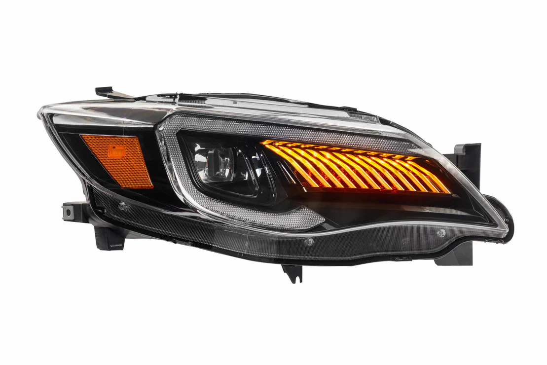 Morimoto Headlights Subaru WRX (2008-2014) XB LED - Black w/ DRL - Image 3