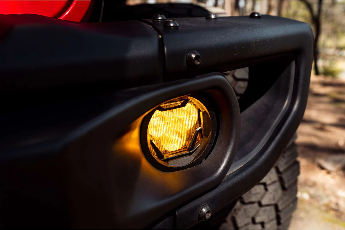 Morimoto LED Fog Lights Jeep Wrangler JL (2017-2023) 4Banger - Amber or White - Image 10