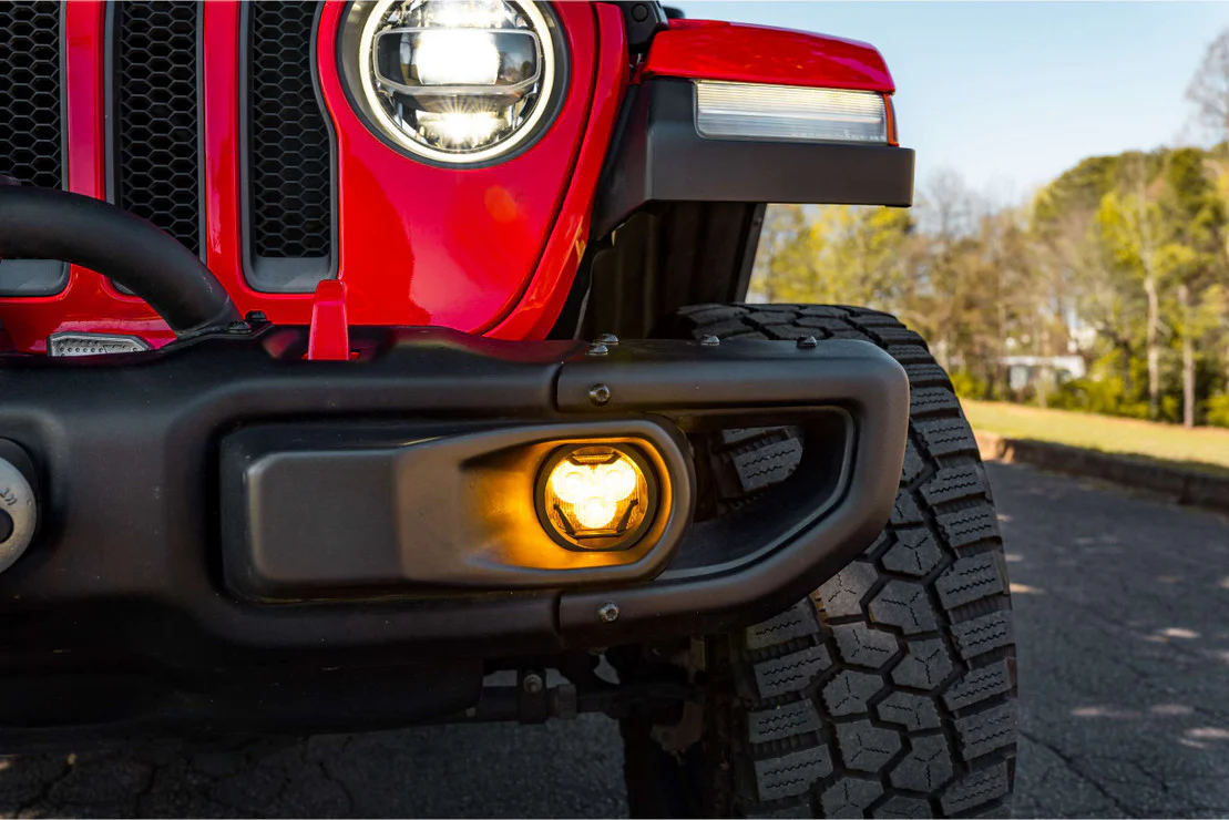 Morimoto LED Fog Lights Jeep Wrangler JL (2017-2023) 4Banger - Amber or White - Image 11