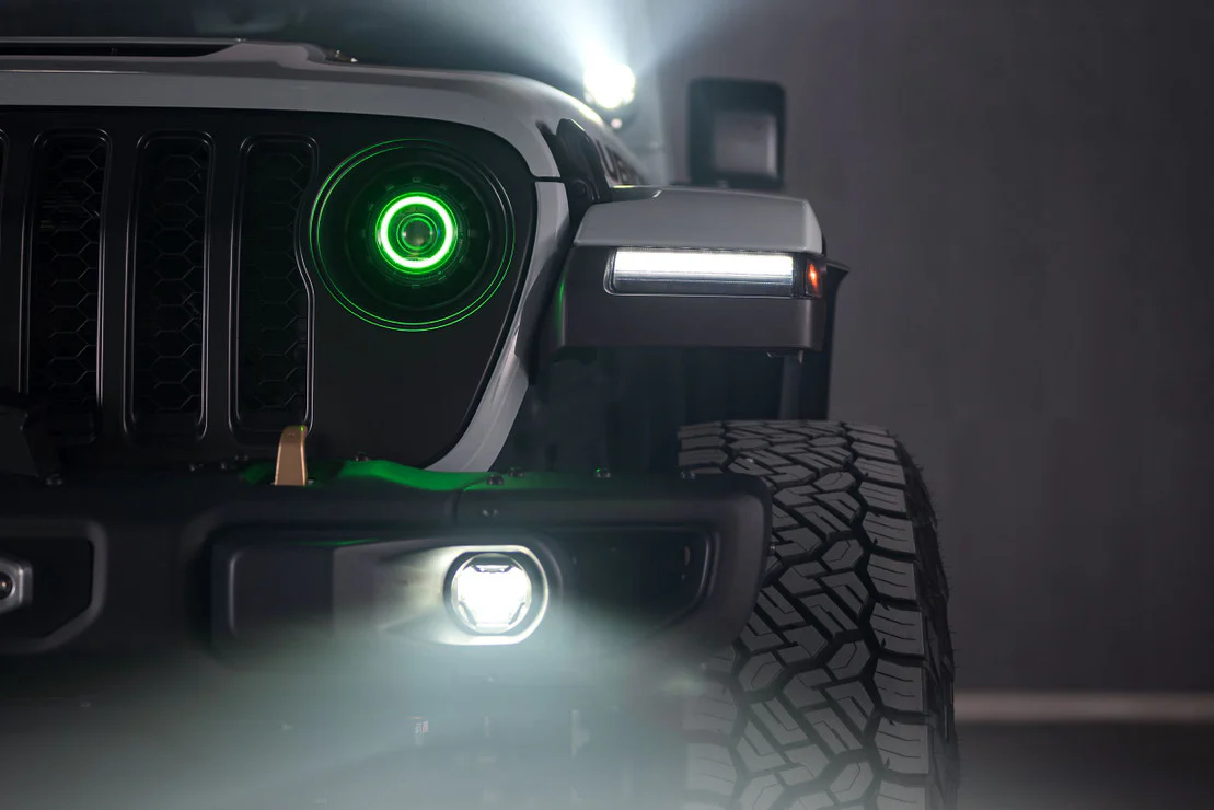 Morimoto LED Fog Lights Jeep Wrangler JL (2017-2023) 4Banger - Amber or White - Image 13