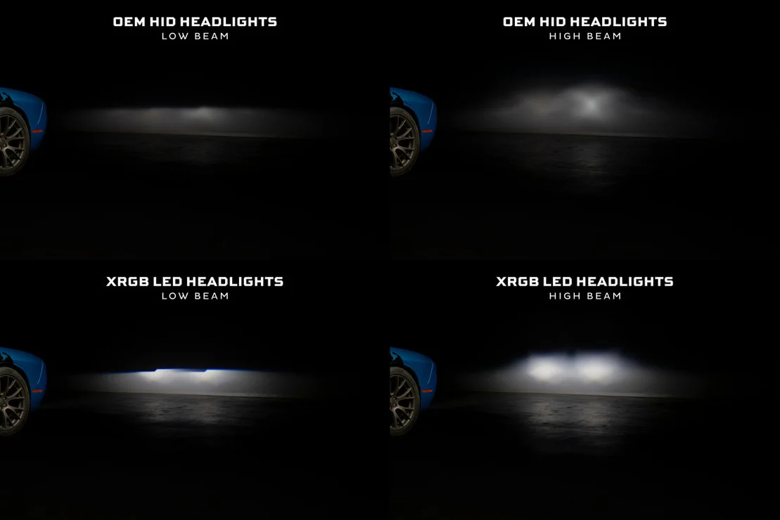 Morimoto LED Headlights Dodge Challenger (15-23) w/ RGB Color Changing Halo - LF495 - Image 4