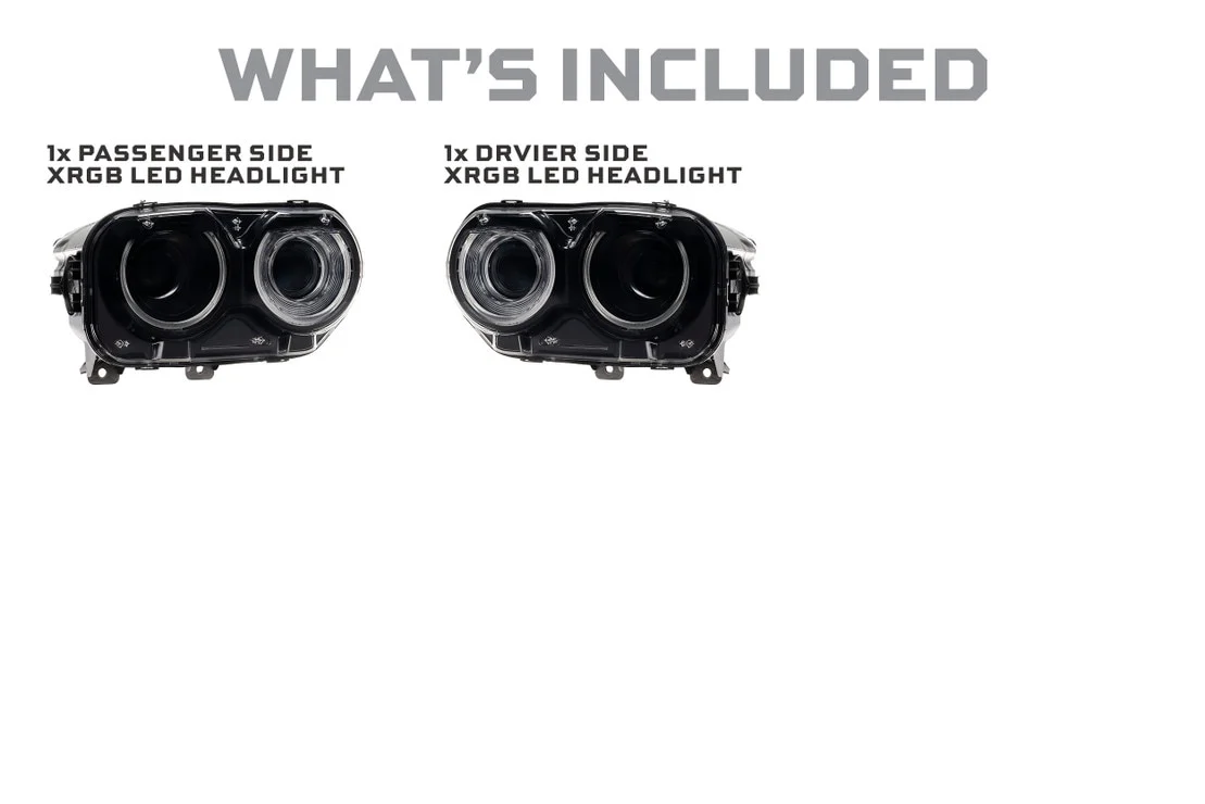 Morimoto LED Headlights Dodge Challenger (15-23) w/ RGB Color Changing Halo - LF495 - Image 8