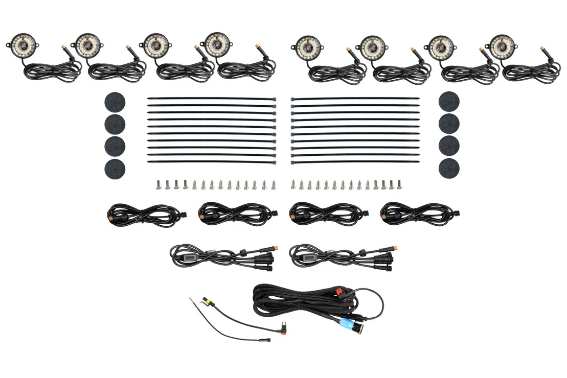 Morimoto LED Rock Light Kit - 6 to 8 Pack - Color Changing RGB or White LED - Image 16