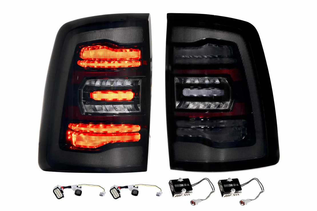 Morimoto LED Tail Lights Dodge Ram 1500HD 2500HD 3500HD (2019-2025) Smoked or Red Lens