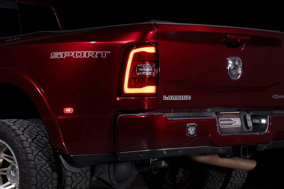 Morimoto LED Tail Lights Dodge Ram 1500HD 2500HD 3500HD (2019-2025) Smoked or Red Lens - Image 10