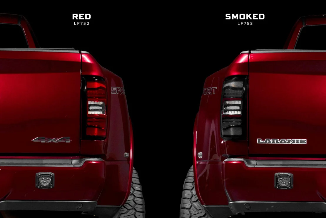 Morimoto LED Tail Lights Dodge Ram 1500HD 2500HD 3500HD (2019-2025) Smoked or Red Lens - Image 3