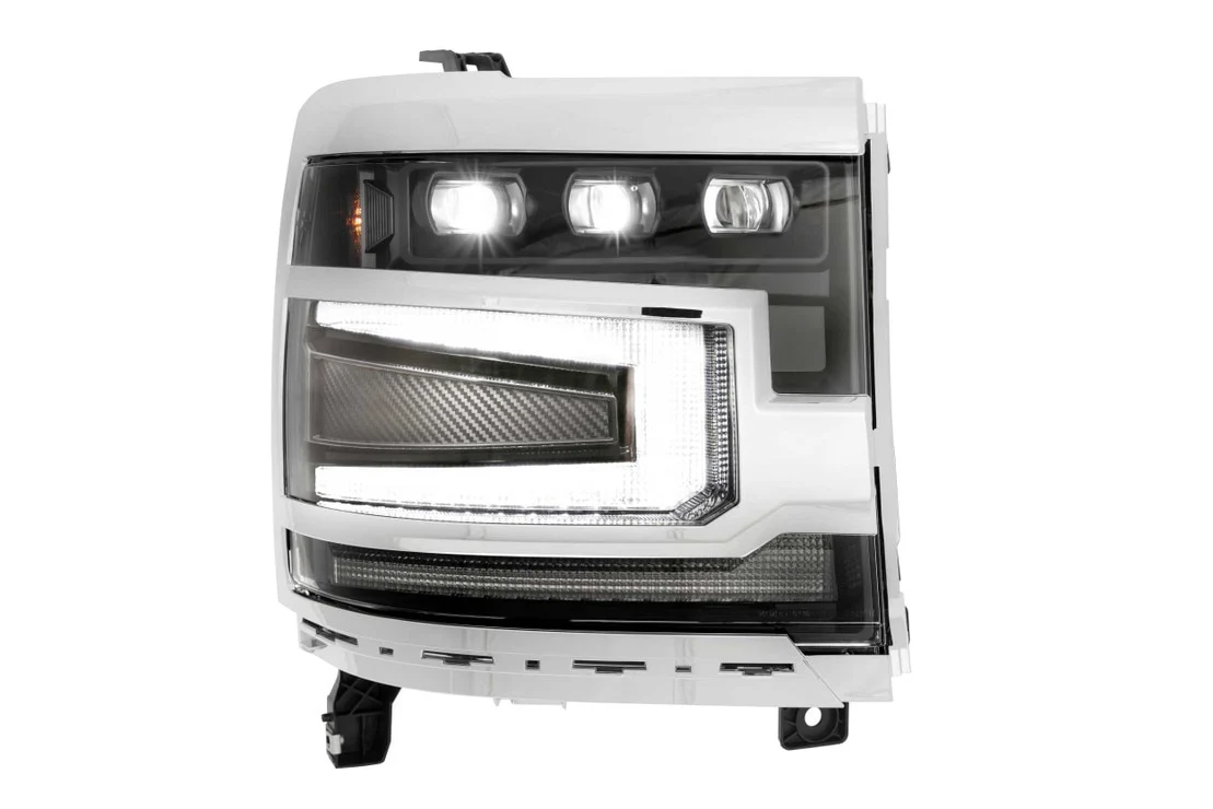 Morimoto Projector LED Headlights for Chevy Silverado 1500 (2016-2018) XB Osram-powered DRLs with Sequential Turn Signals - Image 6