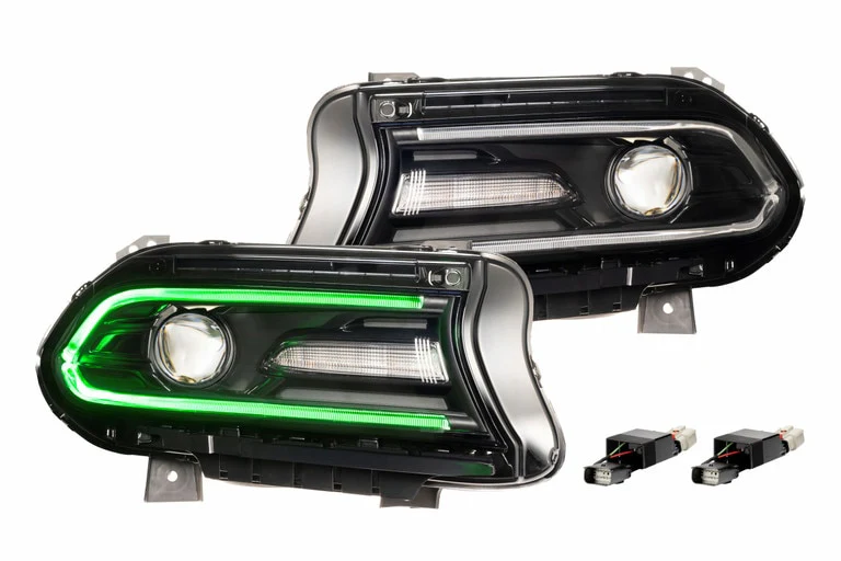 Morimoto Projector LED Headlights for Dodge Charger (2015-2023) with RGB Daytime Running Light