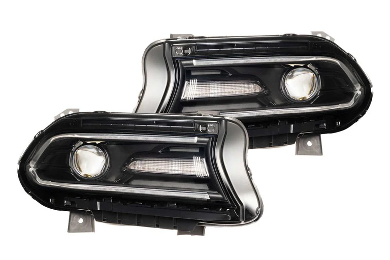 Morimoto Projector LED Headlights for Dodge Charger (2015-2023) with RGB Daytime Running Light - Image 5