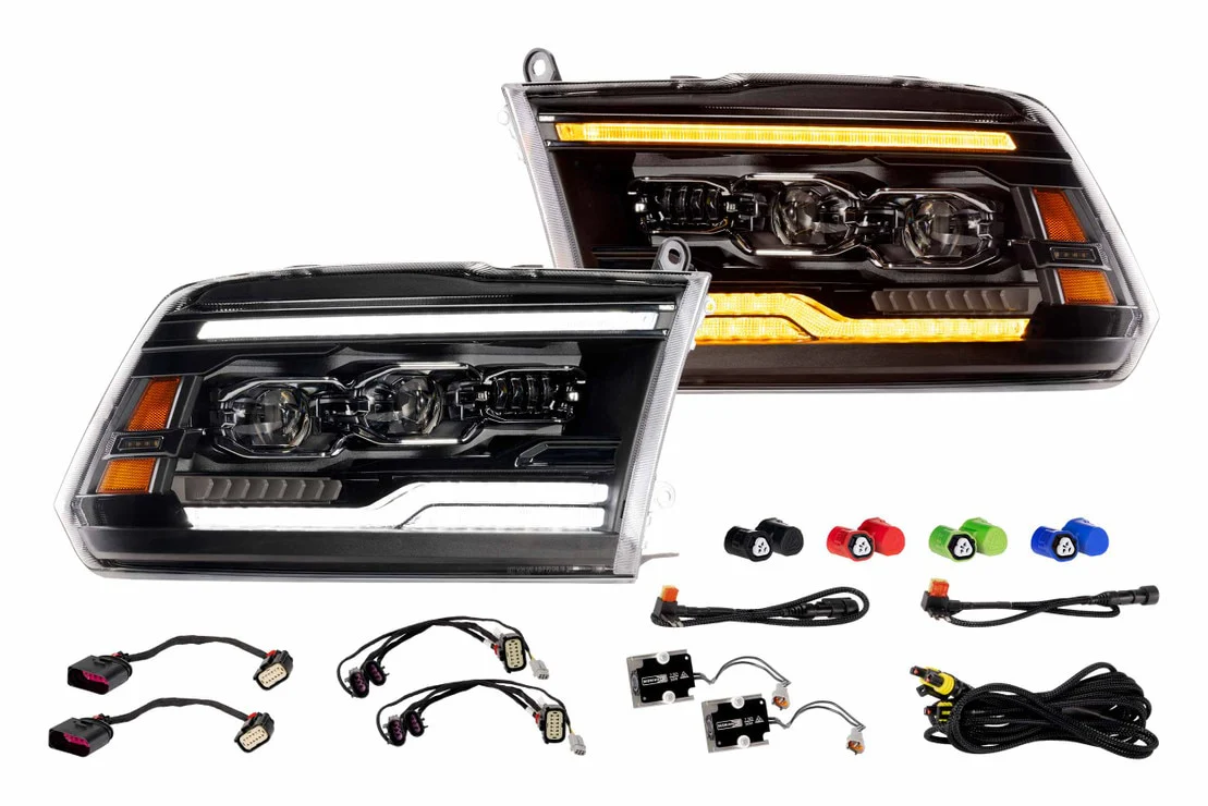Morimoto Projector LED Headlights for Dodge Ram 1500 / 1500 HD (09-18) Ram 1500 Classic (19-24) XB Evo / XB Evo Hybrid / XRGB Evo - Image 8