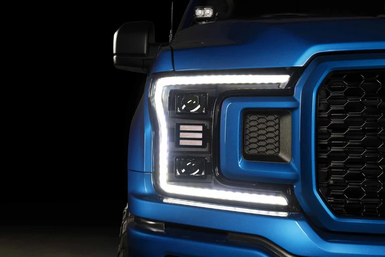 Morimoto Projector LED Headlights for Ford F150 (2018-2020) XB Hybrid with Daytime Running Light - Image 6