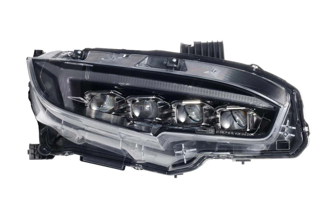 Morimoto Projector LED Headlights for Honda Civic (2016-2021) XB GEN II with Sequential Turn Signal Light LF2-473 - Image 2