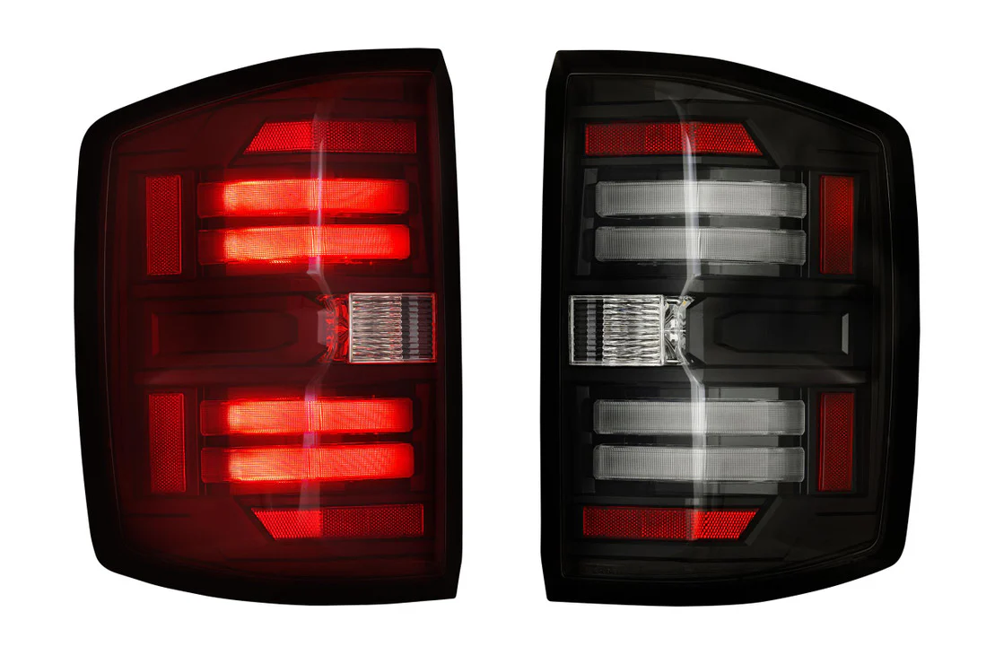 Morimoto Tail Lights Chevy Silverado (14-19) Sierra 3500HD (15-19) Gen 2 XB LED w/ Smoked or Red Lens