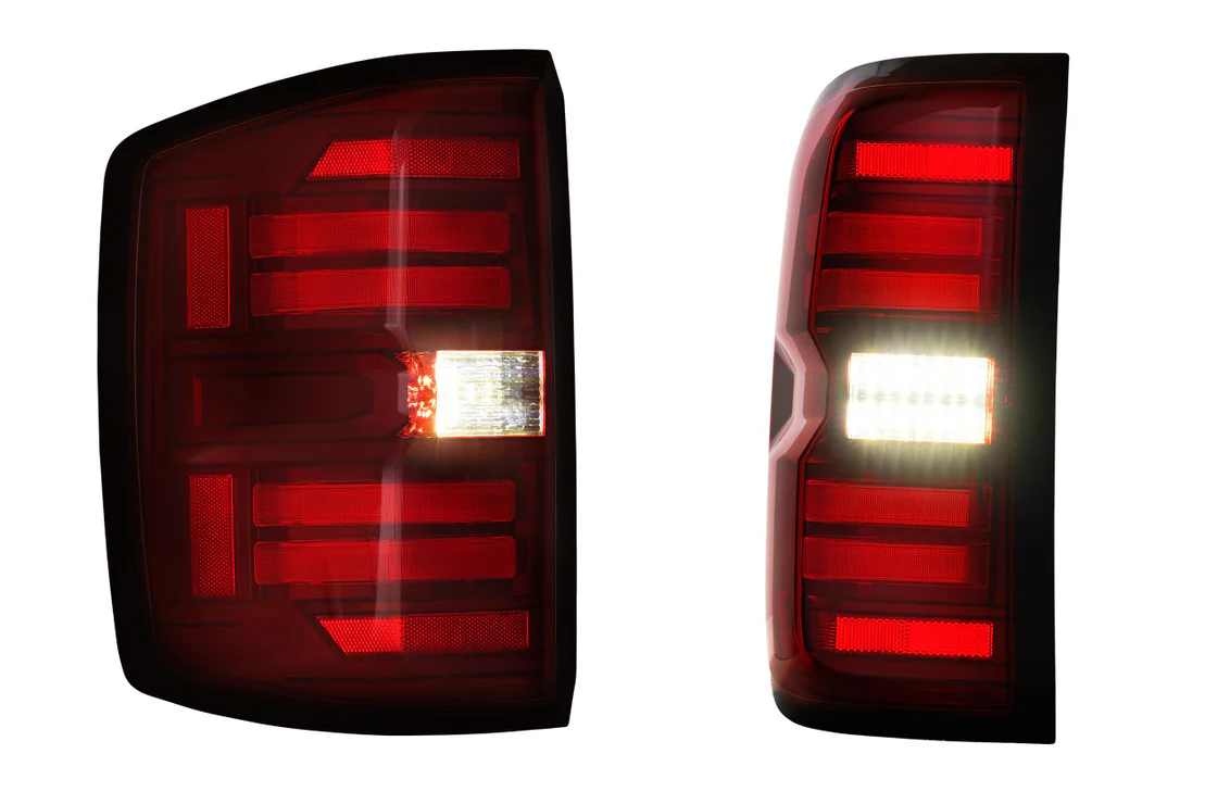Morimoto Tail Lights Chevy Silverado (14-19) Sierra 3500HD (15-19) Gen 2 XB LED w/ Smoked or Red Lens - Image 3