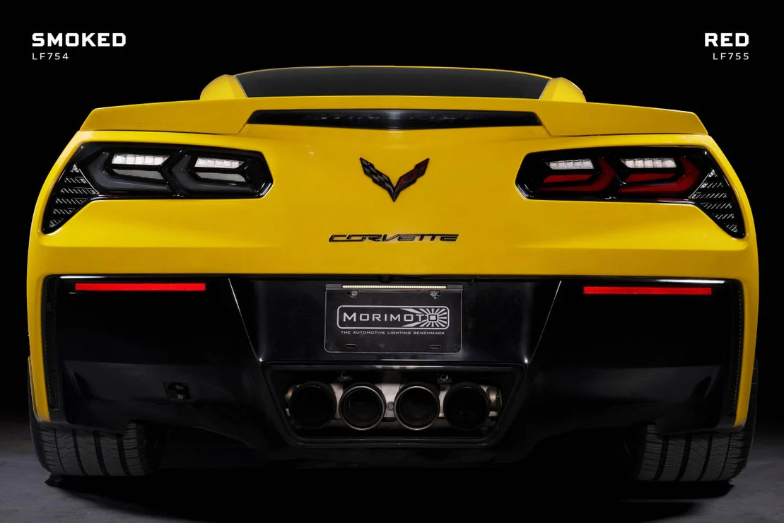 Morimoto Tail Lights Corvette C7 (2014-2019) C8 Style LED - Red or Smoked Lens - Image 3