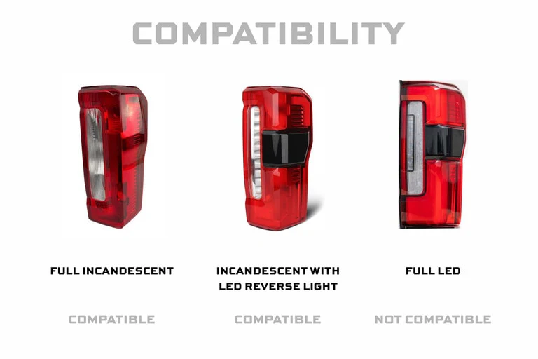 Morimoto Tail Lights for Ford F250 / F350 / F450 Super Duty (2023-2027) XB LED with Red or Smoked Lens - Image 4