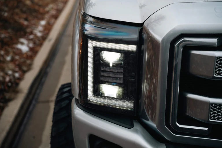 Morimoto Projector LED Headlights for Ford F250 / F350 / F450 Super Duty (2011-2016) XB Hybrid with Daytime Running Lights - Image 6
