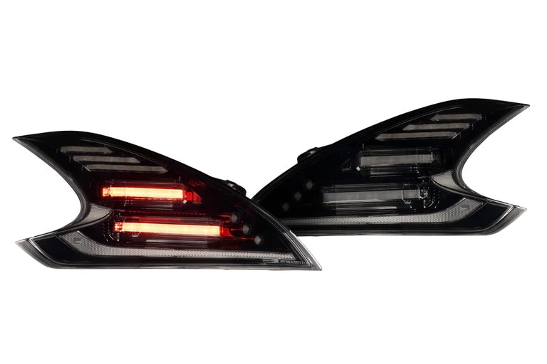 Morimoto Tail Lights for Nissan 370Z (2009-2021) XB Gen II with Smoked or Black Red Lens