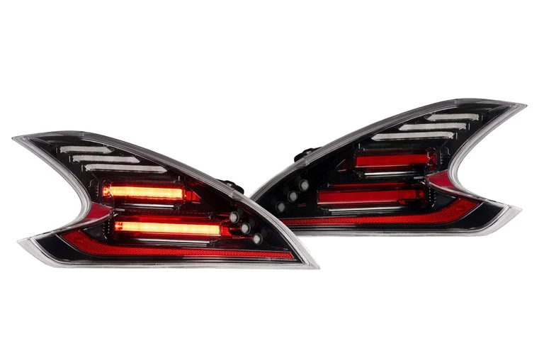 Morimoto Tail Lights for Nissan 370Z (2009-2021) XB Gen II with Smoked or Black Red Lens - Image 4