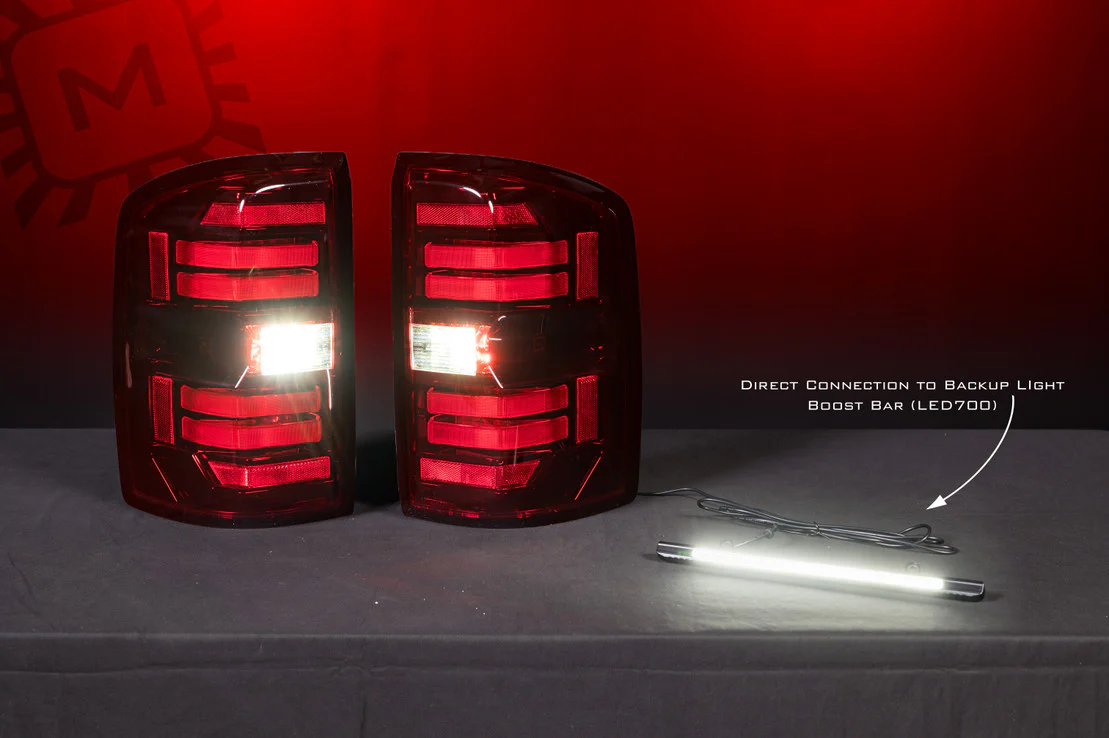 Morimoto Tail Lights GMC Sierra 3500HD (2014-2019) XB LED w/ Smoked or Red Lens - Image 11