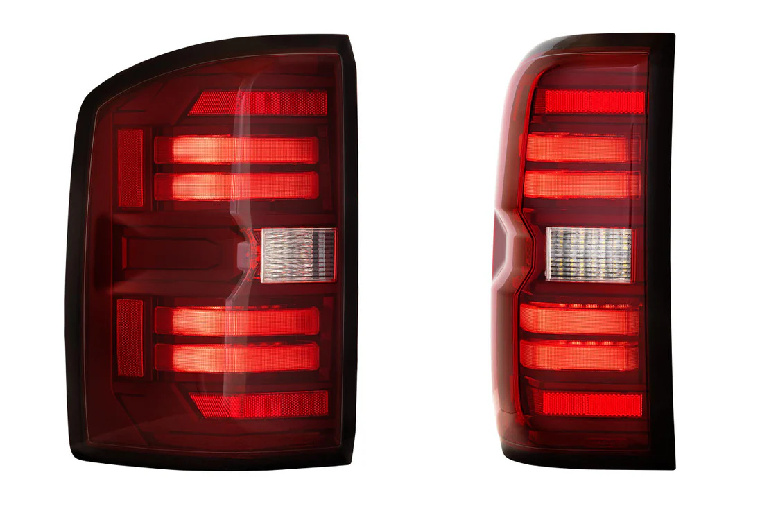Morimoto Tail Lights GMC Sierra 3500HD (2014-2019) XB LED w/ Smoked or Red Lens - Image 4