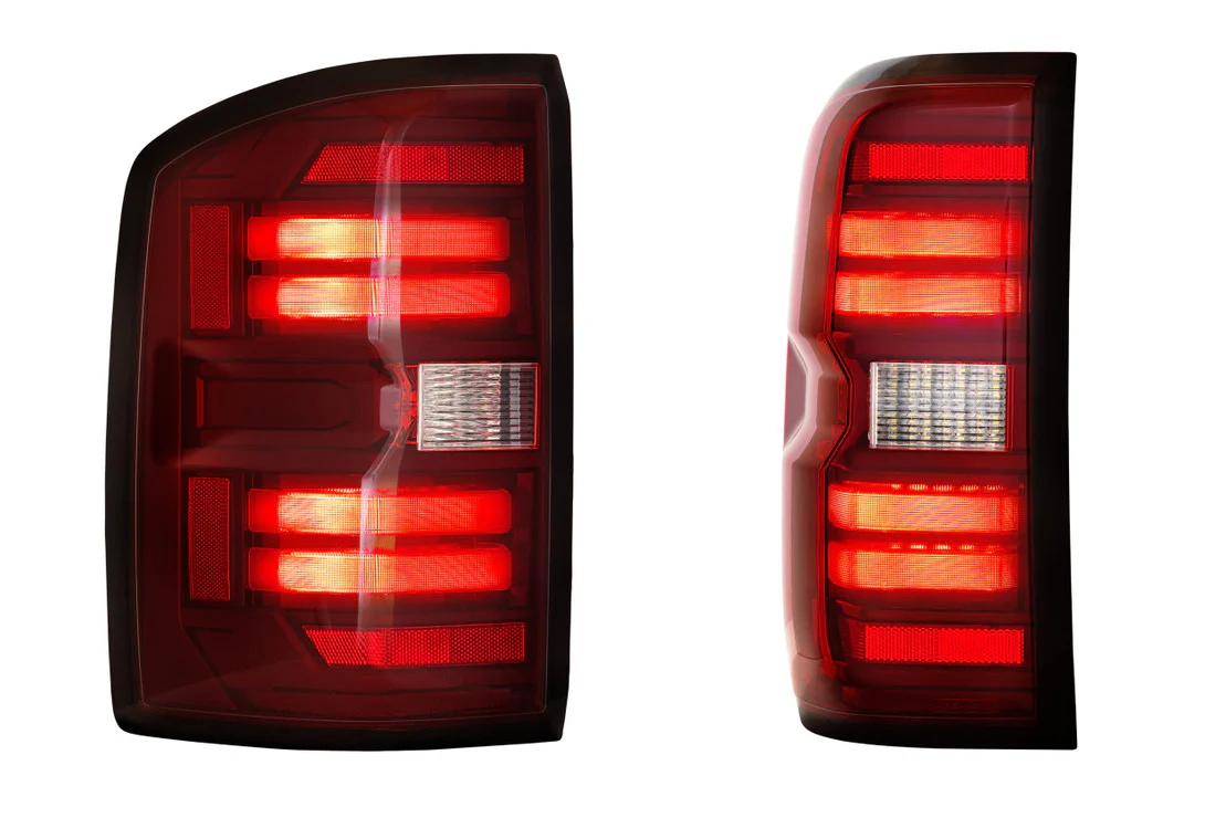Morimoto Tail Lights GMC Sierra 3500HD (2014-2019) XB LED w/ Smoked or Red Lens - Image 5