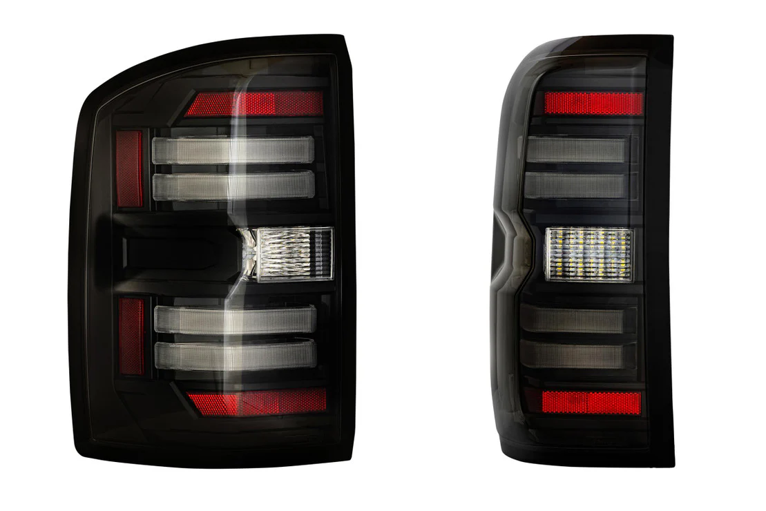 Morimoto Tail Lights GMC Sierra 3500HD (2014-2019) XB LED w/ Smoked or Red Lens - Image 6