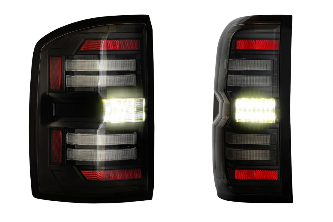 Morimoto Tail Lights GMC Sierra 3500HD (2014-2019) XB LED w/ Smoked or Red Lens - Image 7