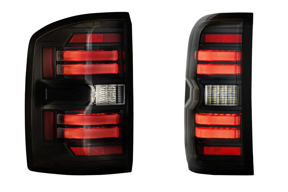 Morimoto Tail Lights GMC Sierra 3500HD (2014-2019) XB LED w/ Smoked or Red Lens - Image 8