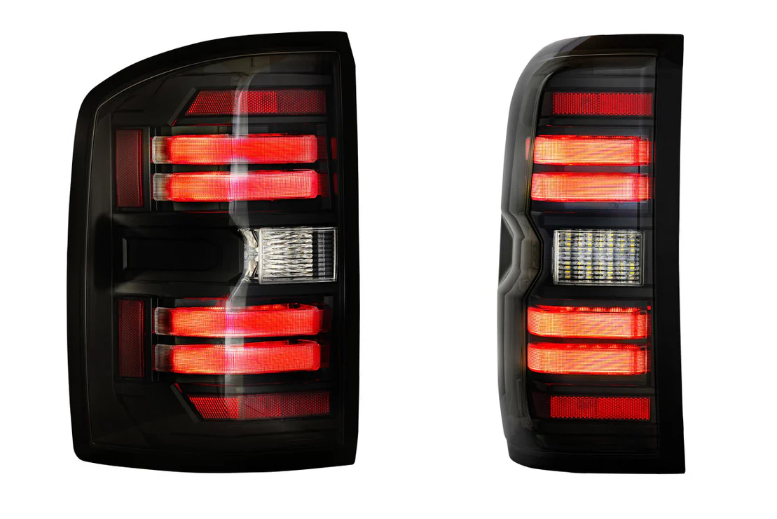 Morimoto Tail Lights GMC Sierra 3500HD (2014-2019) XB LED w/ Smoked or Red Lens - Image 9