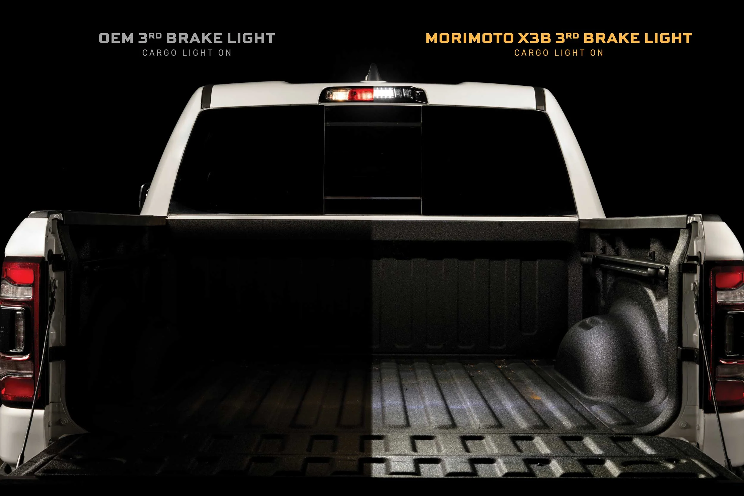 Morimoto LED Third Brake Light for Ram 1500 (2019-2026) X3B 3D Red Optics X3B65 - Image 7
