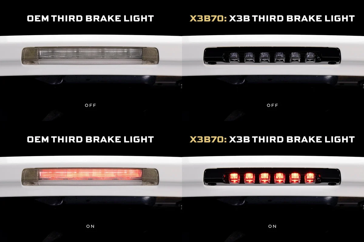 Morimoto LED Third Brake Light for Toyota 4Runner (2010-2024) X3B 3D Red Optics X3B70 - Image 2
