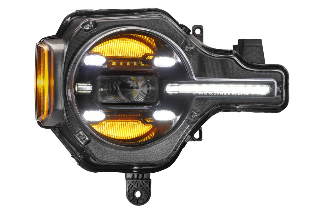 Morimoto XB LED Headlights Ford Bronco (2021-2025) White / Amber / RGB DRL - Image 4