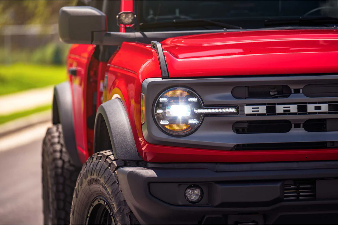 Morimoto XB LED Headlights Ford Bronco (2021-2025) White / Amber / RGB DRL - Image 9