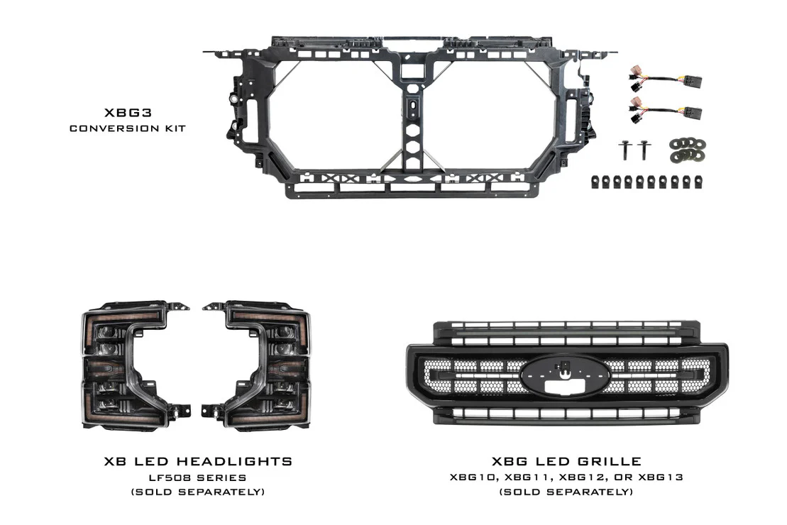 Morimoto XBG Facelift Kit Ford Super Duty (2017-2022) Front End Conversion - Image 4