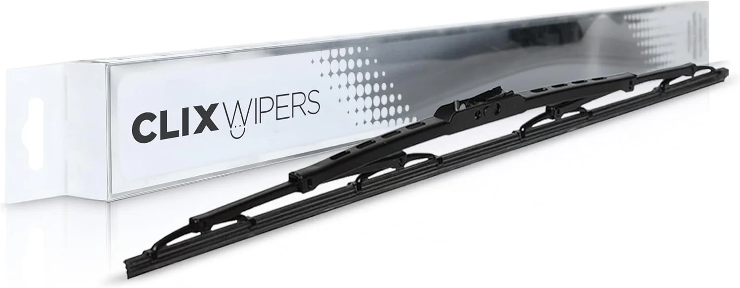 Clix Wiper Blades Nissan 350Z (2003-2009) 20" Driver / 18" Passenger, Hook Arm, Choose Conventional / Premium / Silicone+ - Image 4
