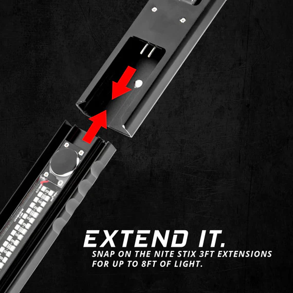 XKGlow Nite Stix Foldable Overhead Led Work Lights - 2ft/ 5ft/ 8ft Lighted Length - Image 11