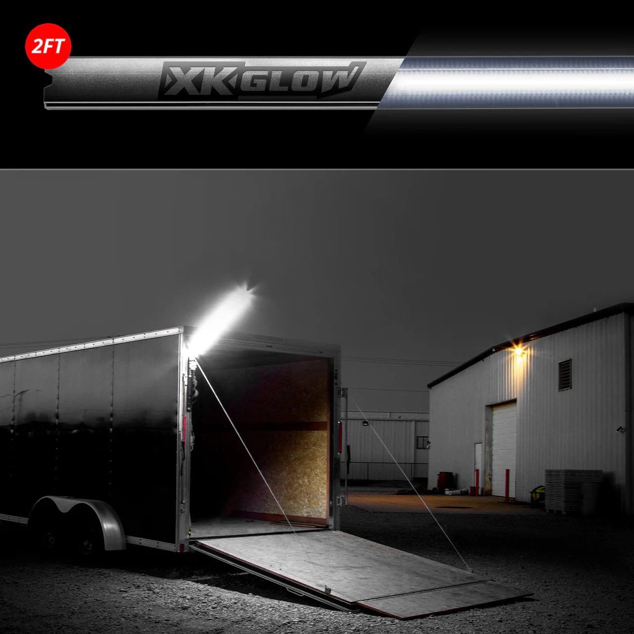 XKGlow Nite Stix Foldable Overhead Led Work Lights - 2ft/ 5ft/ 8ft Lighted Length - Image 2