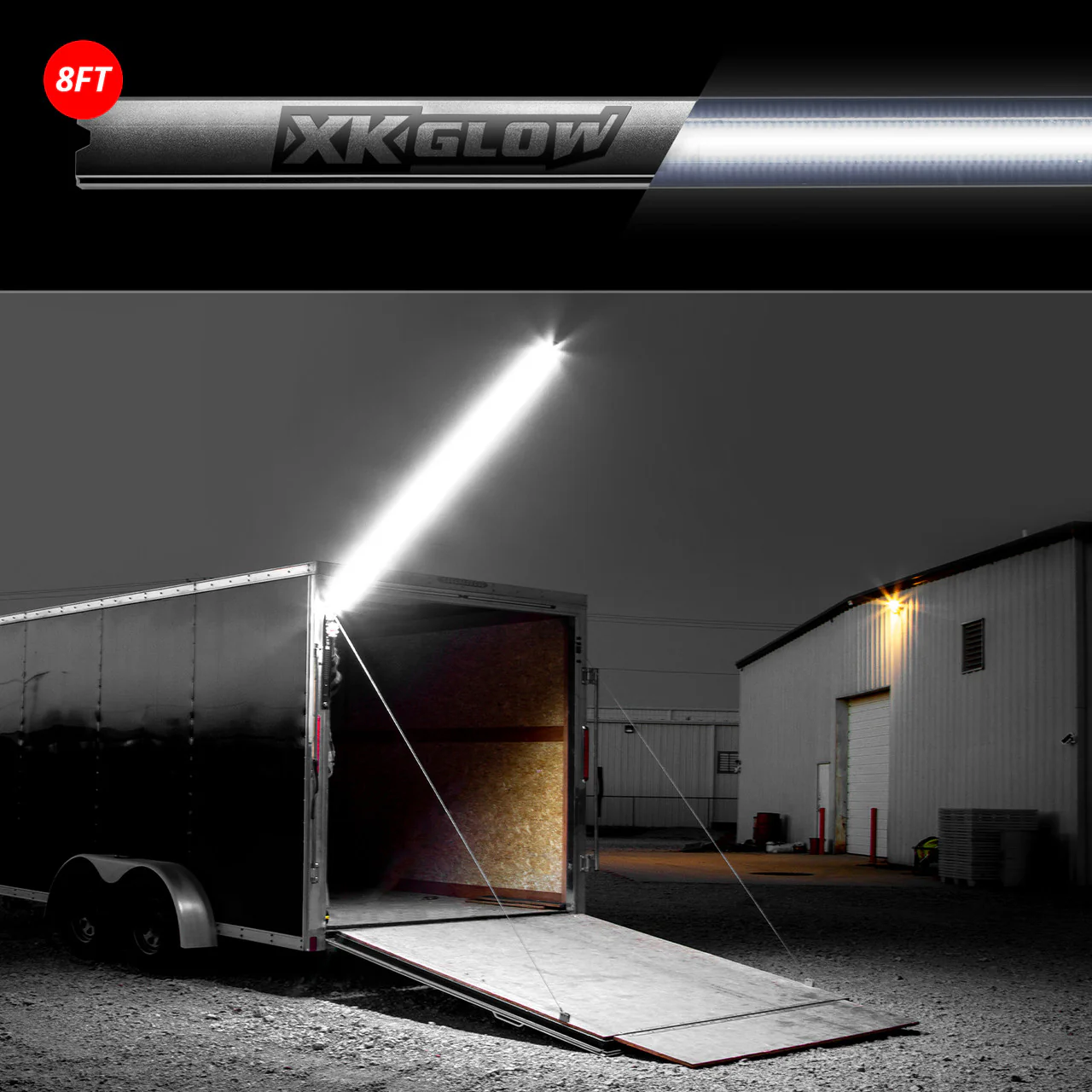 XKGlow Nite Stix Foldable Overhead Led Work Lights - 2ft/ 5ft/ 8ft Lighted Length - Image 4