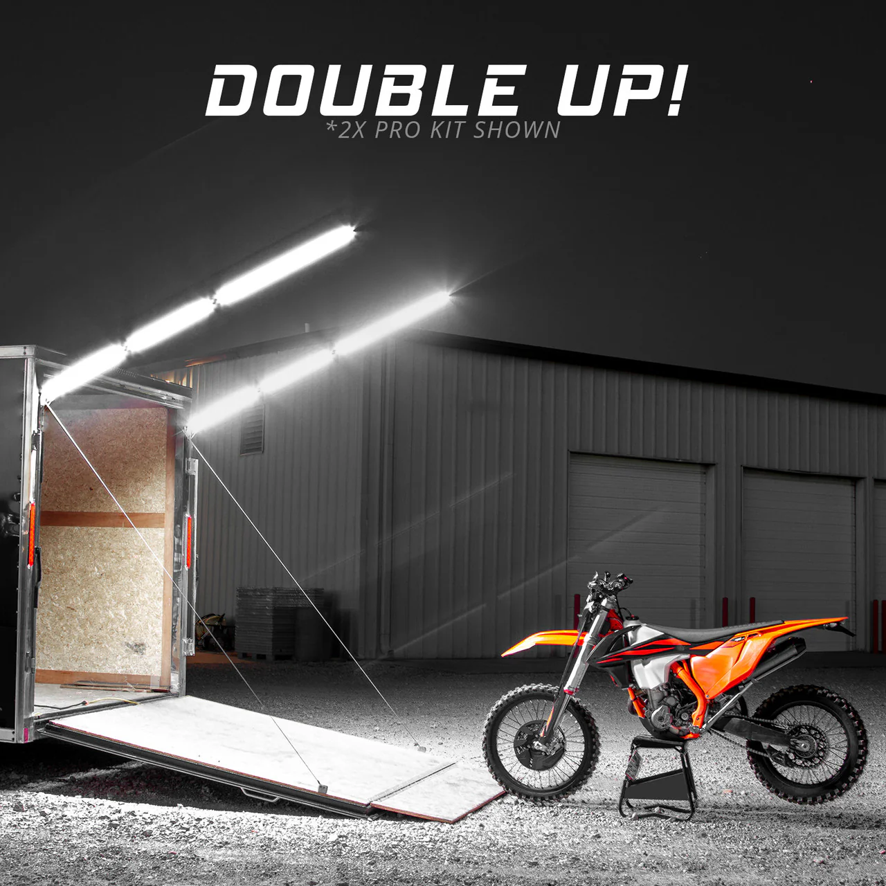 XKGlow Nite Stix Foldable Overhead Led Work Lights - 2ft/ 5ft/ 8ft Lighted Length - Image 8