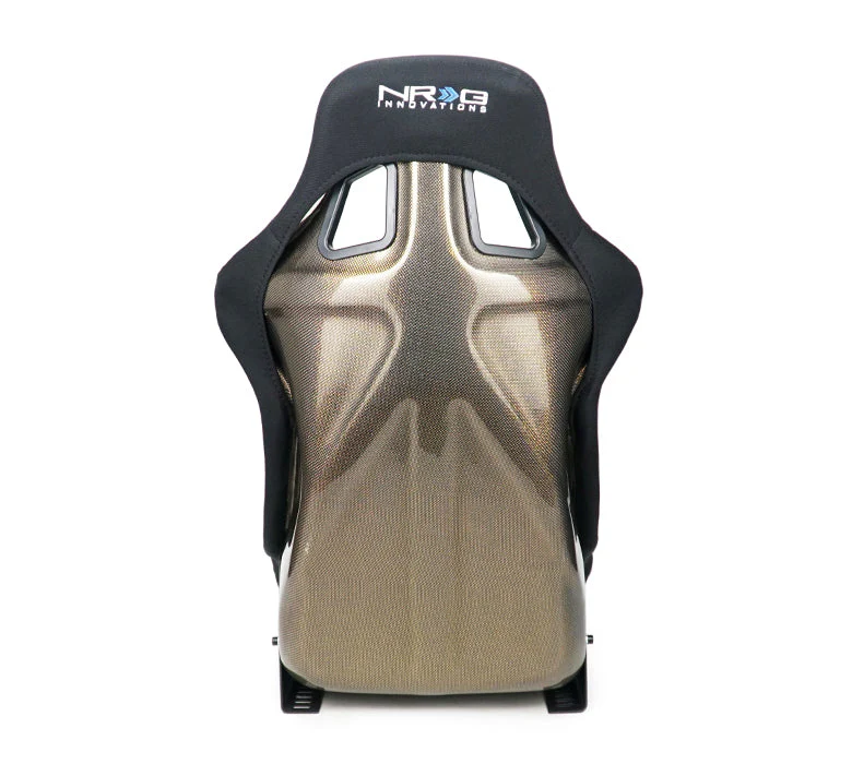 NRG Racing Carbon Fiber Fixed Back Bucket Seats (Large) Black / Red / Blue / Green / Gold / Silver RSC-302 - Image 12