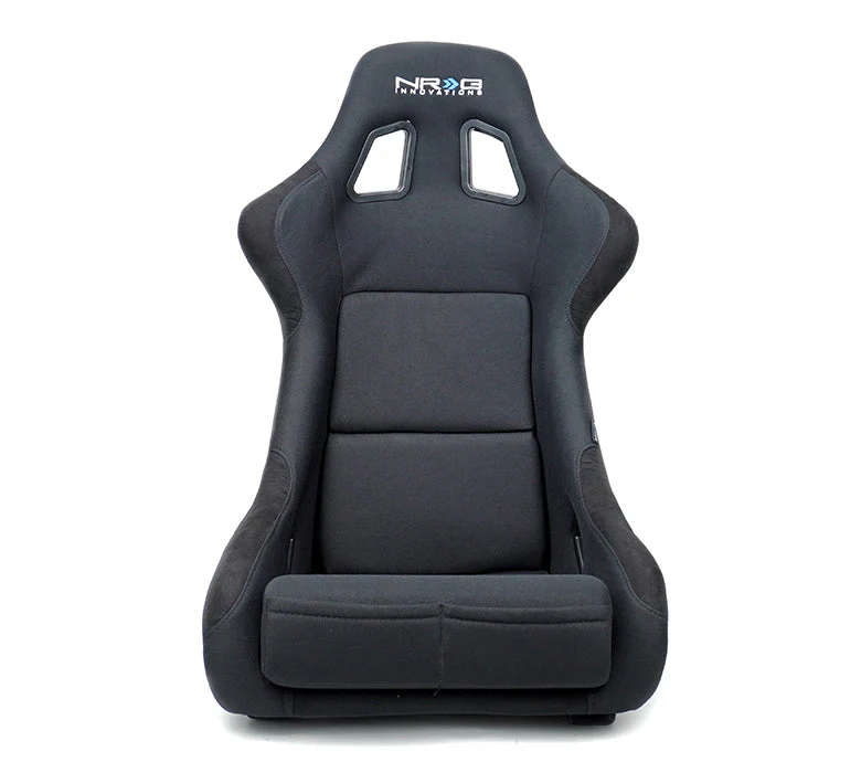 NRG Racing Carbon Fiber Fixed Back Bucket Seats (Large) Black / Red / Blue / Green / Gold / Silver RSC-302 - Image 4