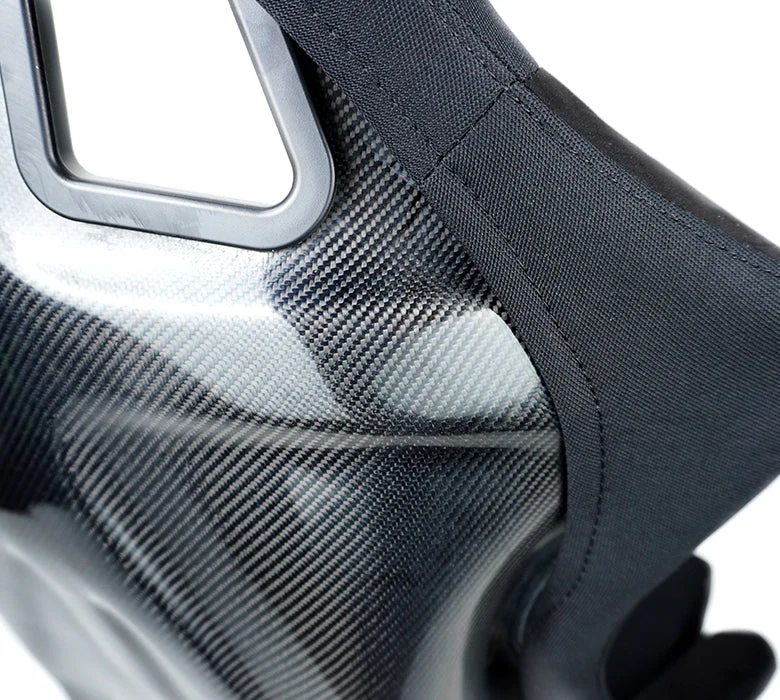 NRG Racing Carbon Fiber Fixed Back Bucket Seats (Large) Black / Red / Blue / Green / Gold / Silver RSC-302 - Image 8