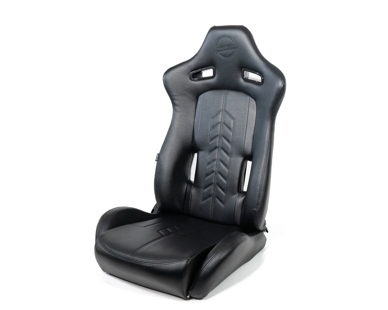 NRG Racing Reclinable Racing Seat (Arrow Style) Cloth or Vinyl - Black / Maroon / Grey / Red - Image 7