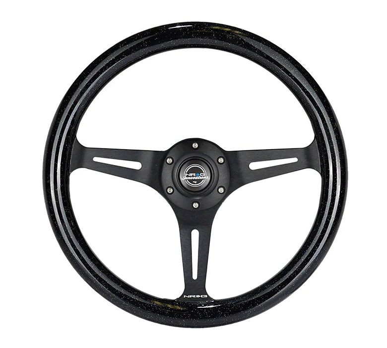 NRG Steering Wheels (Classic Wood Grain - 350mm) Multiple Colors 3 Spoke Design ST-015 - Image 11