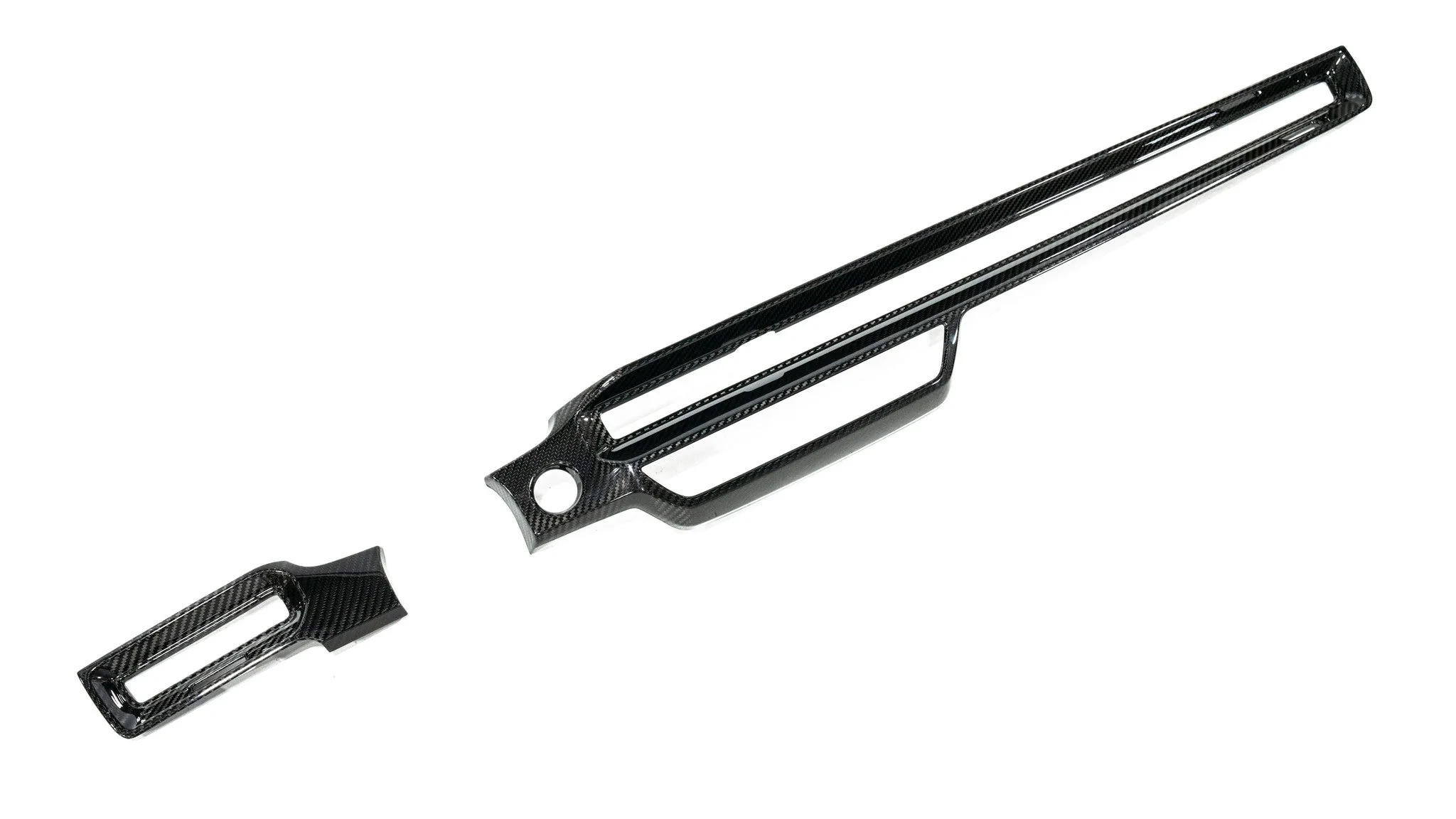 OLM Dash Trim Covers Honda Civic / Civic Type R FL5 (22-25) Glossy Dry Carbon Fiber - Image 2