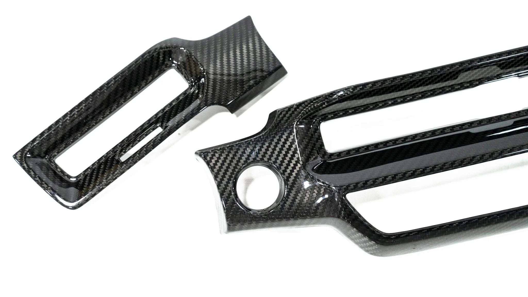 OLM Dash Trim Covers Honda Civic / Civic Type R FL5 (22-25) Glossy Dry Carbon Fiber - Image 3